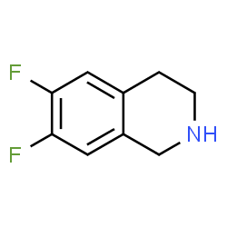 ChemSpider 2D Image | 6,7-Difluoro-1,2,3,4-tetrahydroisoquinoline | C9H9F2N