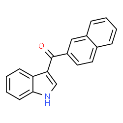 ChemSpider 2D Image | 1H-Indol-3-yl(2-naphthyl)methanone | C19H13NO