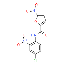 ChemSpider 2D Image | N-(4-Chloro-2-nitrophenyl)-5-nitro-2-furamide | C11H6ClN3O6