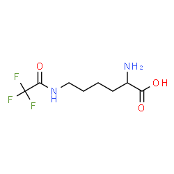 ChemSpider 2D Image | N~6~-(Trifluoroacetyl)lysine | C8H13F3N2O3
