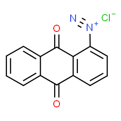 ChemSpider 2D Image | 1-Anthraquinonediazonium chloride | C14H7ClN2O2