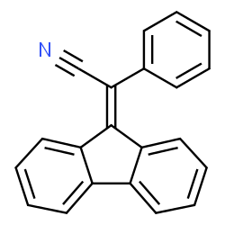 ChemSpider 2D Image | 9H-Fluoren-9-ylidene(phenyl)acetonitrile | C21H13N