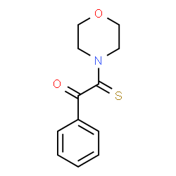 ChemSpider 2D Image | 2-(4-Morpholinyl)-1-phenyl-2-thioxoethanone | C12H13NO2S