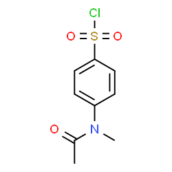 ChemSpider 2D Image | 4-[Acetyl(methyl)amino]benzenesulfonyl chloride | C9H10ClNO3S