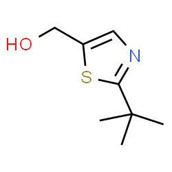 ChemSpider 2D Image | (2-tert-butyl-1,3-thiazol-5-yl)methanol | C8H13NOS