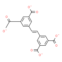 ChemSpider 2D Image | 5,5'-[(E)-1,2-Ethenediyl]diisophthalate | C18H8O8