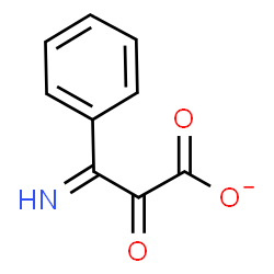 ChemSpider 2D Image | iminophenylpyruvate | C9H6NO3