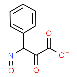 ChemSpider 2D Image | nitrosophenylpyruvate | C9H6NO4