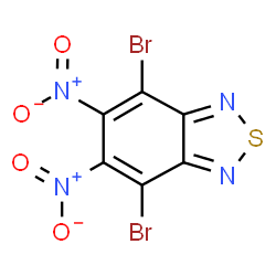ChemSpider 2D Image | 4,7-Dibromo-5,6-dinitro-2,1,3-benzothiadiazole | C6Br2N4O4S