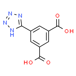ChemSpider 2D Image | 5-tetrazolylisophthalic acid | C9H6N4O4