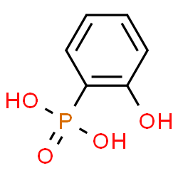 ChemSpider 2D Image | (2-Hydroxyphenyl)phosphonic acid | C6H7O4P