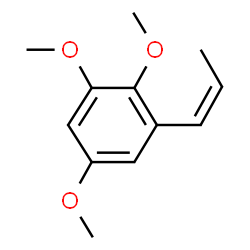 ChemSpider 2D Image | 1,2,4-trimethoxy-6-propenylbenzene | C12H16O3
