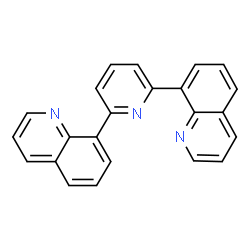 ChemSpider 2D Image | 2,6-di(quinolin-8-yl)pyridine | C23H15N3