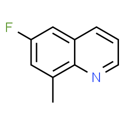 ChemSpider 2D Image | 6-Fluoro-8-methylquinoline | C10H8FN