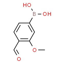 ChemSpider 2D Image | (4-Formyl-3-methoxyphenyl)boronic acid | C8H9BO4