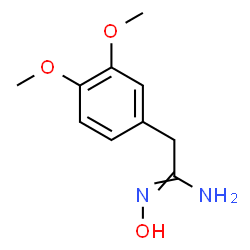 ChemSpider 2D Image | N-Hydroxy-3,4-dimethoxybenzeneethanimidamide | C10H14N2O3