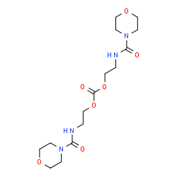 ChemSpider 2D Image | Bis{2-[(4-morpholinylcarbonyl)amino]ethyl} carbonate | C15H26N4O7