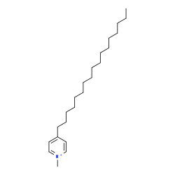 ChemSpider 2D Image | 4-Heptadecyl-1-methylpyridinium | C23H42N