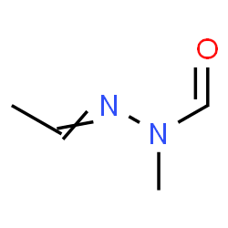 ChemSpider 2D Image | acetaldehyde, 2-formyl-2-methylhydrazone | C4H8N2O