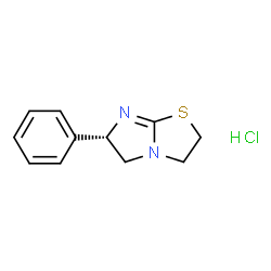 ChemSpider 2D Image | (−)-Tetramisole hydrochloride | C11H13ClN2S