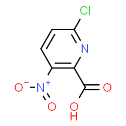 ChemSpider 2D Image | 6-Chloro-3-nitropicolinic acid | C6H3ClN2O4