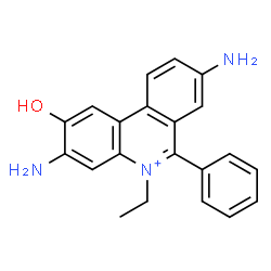 ChemSpider 2D Image | 2-hydroxyethidium | C21H20N3O