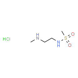 ChemSpider 2D Image | N-[2-(Methylamino)ethyl]methanesulfonamide hydrochloride (1:1) | C4H13ClN2O2S