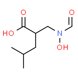 ChemSpider 2D Image | 2-{[Formyl(hydroxy)amino]methyl}-4-methylpentanoic acid | C8H15NO4