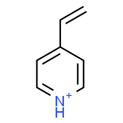 ChemSpider 2D Image | 4-Vinylpyridinium | C7H8N