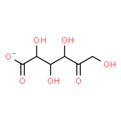 ChemSpider 2D Image | Hex-5-ulosonate | C6H9O7