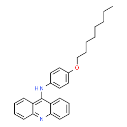ChemSpider 2D Image | N-[4-(Octyloxy)phenyl]-9-acridinamine | C27H30N2O