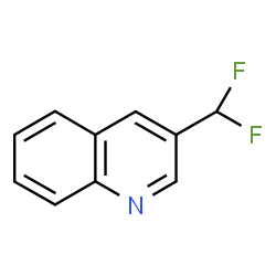 ChemSpider 2D Image | 3-(Difluoromethyl)quinoline | C10H7F2N