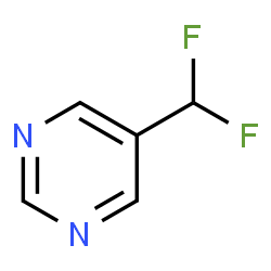 ChemSpider 2D Image | 5-(Difluoromethyl)pyrimidine | C5H4F2N2
