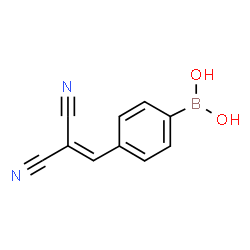 ChemSpider 2D Image | [4-(2,2-Dicyanovinyl)phenyl]boronic acid | C10H7BN2O2