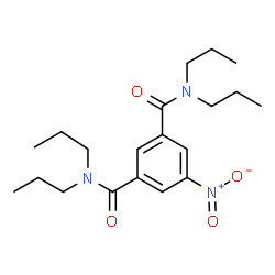 ChemSpider 2D Image | 5-Nitro-N,N,N',N'-tetrapropylisophthalamide | C20H31N3O4