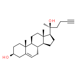 ChemSpider 2D Image | Nat-20(S)-yne | C25H38O2
