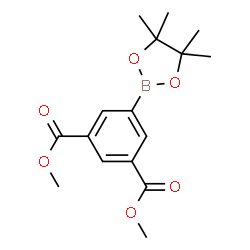 ChemSpider 2D Image | Dimethyl 5-(4,4,5,5-tetramethyl-1,3,2-dioxaborolan-2-yl)isophthalate | C16H21BO6