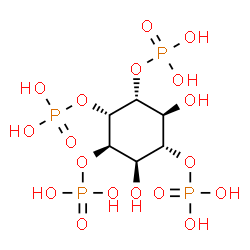 ChemSpider 2D Image | Inositol 1,3,4,5-tetrakisphosphate | C6H16O18P4