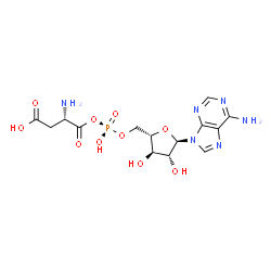 ChemSpider 2D Image | aspartyl-adenosine-5'-monophosphate | C14H19N6O10P