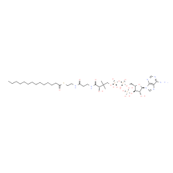 ChemSpider 2D Image | Myristoyl-CoA | C35H62N7O17P3S