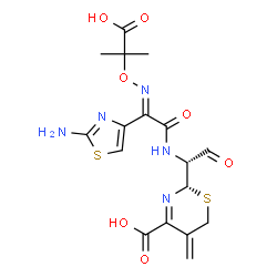 ChemSpider 2D Image | ACYLATED CEFTAZIDIME | C17H19N5O7S2