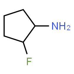 ChemSpider 2D Image | 2-Fluorocyclopentanamine | C5H10FN