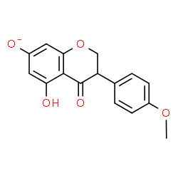 ChemSpider 2D Image | 5-Hydroxy-3-(4-methoxyphenyl)-4-oxo-7-chromanolate | C16H13O5