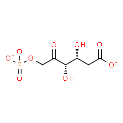 ChemSpider 2D Image | 2-Deoxy-6-O-phosphonato-D-threo-hex-5-ulosonate | C6H8O9P