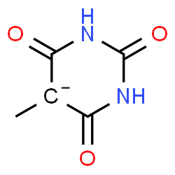 ChemSpider 2D Image | 5-Methyl-2,4,6-trioxohexahydropyrimidin-5-ide | C5H5N2O3