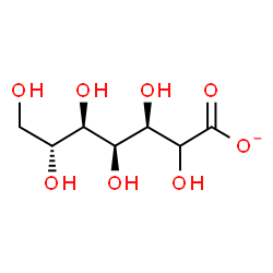 ChemSpider 2D Image | (2xi)-D-gluco-heptonate | C7H13O8