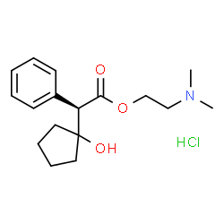 ChemSpider 2D Image | (R)-cyclopentolate hydrochloride | C17H26ClNO3