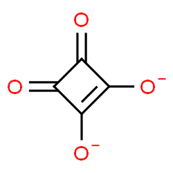 ChemSpider 2D Image | 3,4-Dioxo-1-cyclobutene-1,2-diolate | C4O4