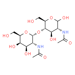 ChemSpider 2D Image | alpha-D-GalpNAc-(1->4)-D-GlcpNAc | C16H28N2O11