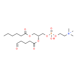 ChemSpider 2D Image | (7R)-4-Hydroxy-N,N,N-trimethyl-10-oxo-7-[(5-oxopentanoyl)oxy]-3,5,9-trioxa-4-phosphapentadecan-1-aminium 4-oxide | C19H37NO9P